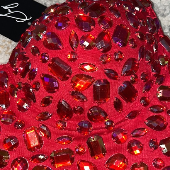 SEXY  Corset Rhinestone Bustier Crop Top - Picture 5 of 15